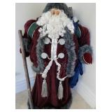 B - LARGE DECORATIVE SANTA DOLL 37" (E13)