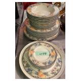 P -MIKASA INTAGLIO GARDEN HARVEST PATTERN DISHWARE