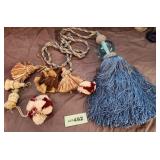 P - LARGE DESIGNER CURTAIN TASSELS & MORE