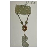 NATURAL CARVED JADE PENDANT (W10)