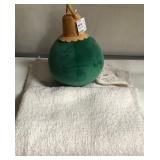 43 - NEW WMC ORNAMENT PILLOW, BOUCLE THROW BLANKET