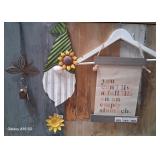 43 - NEW WMC WIND CHIME, GNOME & WALL HANGING (N38