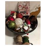 43 - NEW WMC LOT OF TREE ORNAMENTS & DECORATIONS