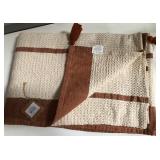 43 - NEW WMC MUDPIE CHAMBRAY BLANKET (A21)