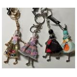 43 - NEW WMC FASHIONISTA DOLL KEY CHAINS (A279)