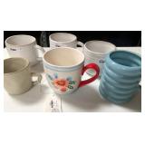 43 - SET OF SIX ASSORTED COFFEE MUGS (A231)