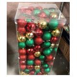 43 - SET OF LARGE CHRISTMAS ORNAMENTS (A240)