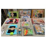 43 - NEW WMC DOODLE PADS, ALPHABET SET, PUZZLES