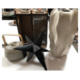 43 - NEW WMC VASES, TEAPOT, DECOR STAR (A209)