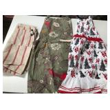 43 - SET OF THREE KITCHEN APRONS (A223)