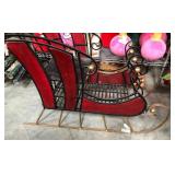 43 - NEW WMC CHRISTMAS SLED PLANT STAND (A76)