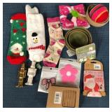 43 - NEW WMC SOCKS, ORNAMENTS, BASKETS, MORE