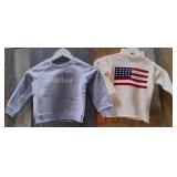 43 - NEW WMC 2 MUDPIE TODDLER TOPS SIZE 2T/3T (N7)