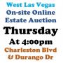 WELCOME TO OUR THUR. @4pm ONLINE PUBLIC AUCTION