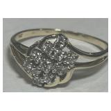 14KT GOLD DIAMOND RING 3.40GRS