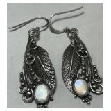 STERLING SILVER EARRINGS 5.80GRS