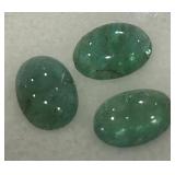 3.05CT CABOCHON EMERALD GEMSTONES