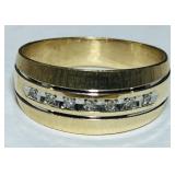 14KT GOLD DIAMOND RING 3.10GRS