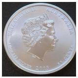 2013 AUSTRALIA 1/2oz SILVER PACIFIC WAR COIN (173)