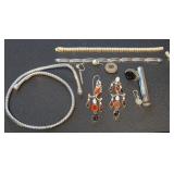13 - LOT OF AS-IS SILVER JEWELRY (140)