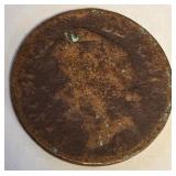13 - ANTIQUE COPPER COIN