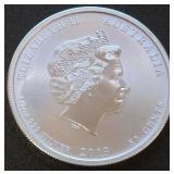 2013 AUSTRALIA 1/2oz SILVER PACIFIC WAR COIN (170)