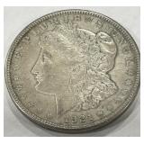 1921 MORGAN SILVER DOLLAR