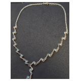 13 - STERLING TURQUOISE NECKLACE