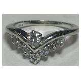 14KT GOLD DIAMOND RING 4.95GRS