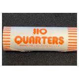 WASHINGTON QUARTER ROLL $10 (MIXED DATES)