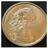 2019 1oz .999 FINE SILVER JUSTICE COIN (183)