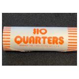 WASHINGTON QUARTER ROLL $10 (MIXED DATES)