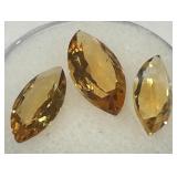 4.87CT CITRINE GEMSTONES