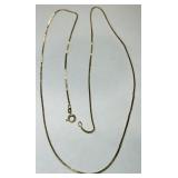 14KT GOLD BOX CHAIN 5.40GRS