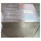 436 - 'CUBE' SIDE TABLE / STAND 17X20'