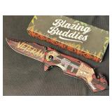 13 - BLAZING BUDDIES COLLECTIBLE KNIFE (I25)