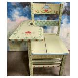 11 - HAND PAINTED FOLK ART CHAIR