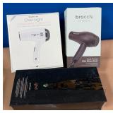 436 - TWO BLOW DRYERS & FLAT IRON (Z82)