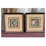 11 - TWO PIECES FRAMED ART (R123)