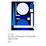 436 - JOSEF ALBERS EXHIBITION POSTER FRAMED (E3)