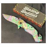 13 - BLAZING BUDDIES COLLECTIBLE KNIFE (I15)