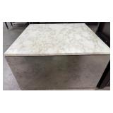 436 - 17'T METAL & MARBLE STAND