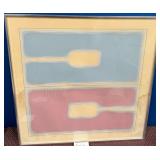 436 - LTD ED ABSTRACT ART FRAMED (E22)
