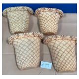 436 - MIXED WALL SCONCE LIGHTS & VASES (Z95)