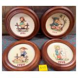 28 - FOUR COLLECTIBLE GOEBEL HUMMEL PLATES (B49)