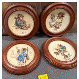 28 - FOUR GOEBEL HUMMEL COLLECTIBLE PLATES (B48)