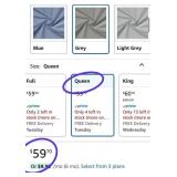 NEW LUXURY SATIN QUEEN BED SHEET SET