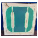 436 - LTD ED ABSTRACT ART FRAMED (E27)