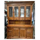 11 - SOLID WOOD KITCHEN HUTCH