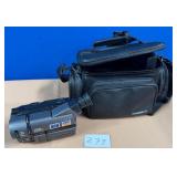 436 - SONY HANDYCAM WITH CAMERA BAG (Z78)